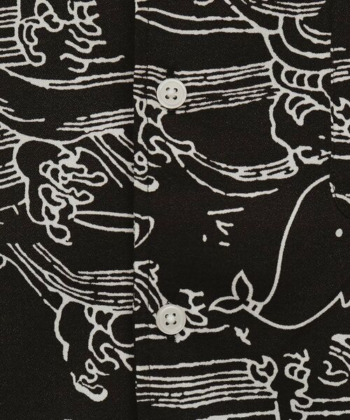 tk.TAKEO KIKUCHI / ティーケー タケオキクチ Tシャツ | アートタッチホエール5分袖シャツ | 詳細13