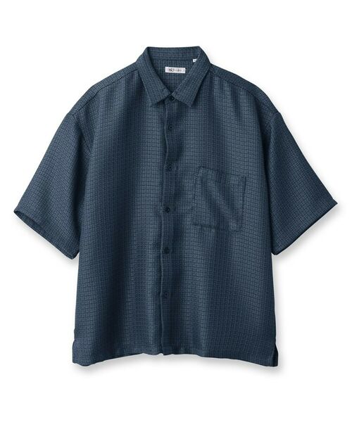 tk.TAKEO KIKUCHI / ティーケー タケオキクチ Tシャツ | サマーツイード半袖シャツ | 詳細1