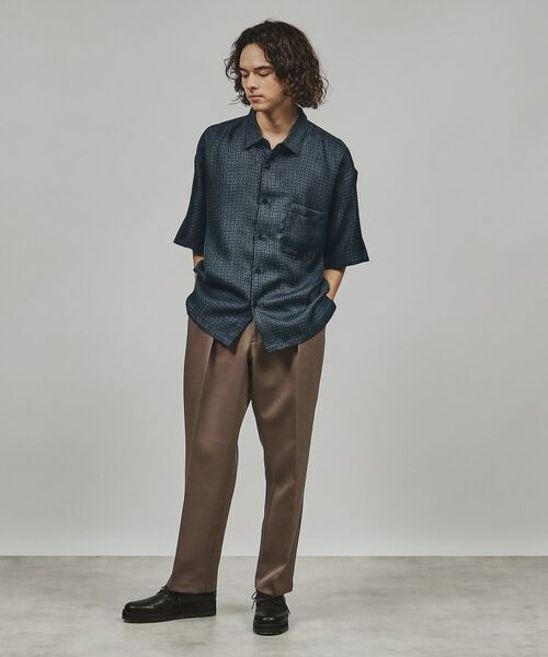 tk.TAKEO KIKUCHI / ティーケー タケオキクチ Tシャツ | サマーツイード半袖シャツ | 詳細16
