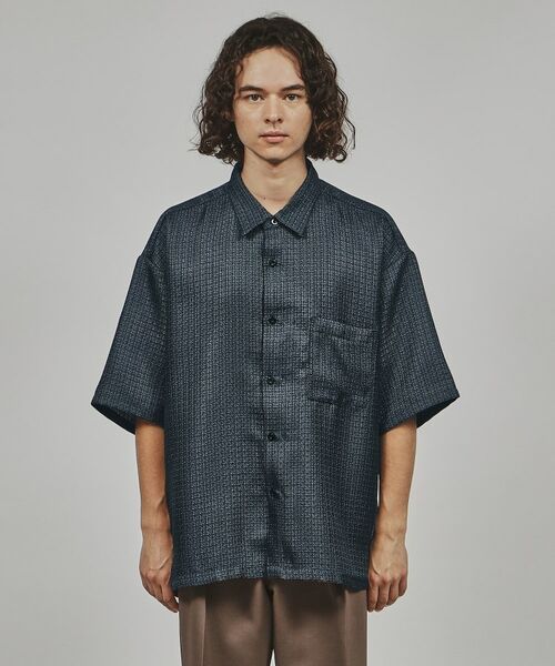 tk.TAKEO KIKUCHI / ティーケー タケオキクチ Tシャツ | サマーツイード半袖シャツ | 詳細2
