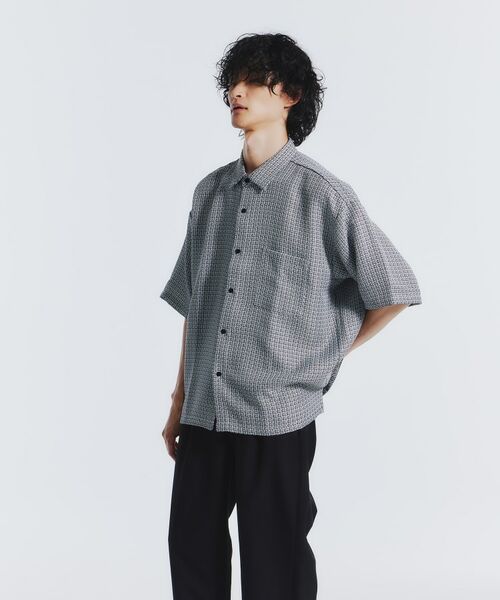 tk.TAKEO KIKUCHI / ティーケー タケオキクチ Tシャツ | サマーツイード半袖シャツ | 詳細22