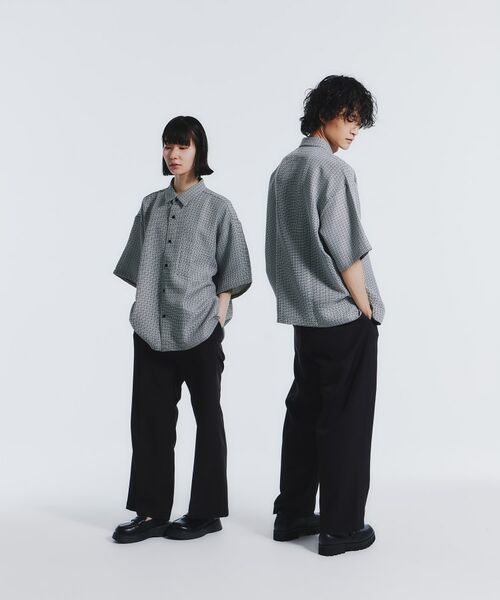 tk.TAKEO KIKUCHI / ティーケー タケオキクチ Tシャツ | サマーツイード半袖シャツ | 詳細26