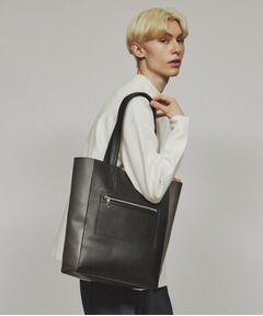 tk.TAKEO KIKUCHI / ティーケー タケオキクチ トートバッグ | レザー調バーティカルトートバッグ