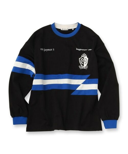 tk.TAKEO KIKUCHI / ティーケー タケオキクチ カットソー | ストライプスイッチゲームシャツ | 詳細1