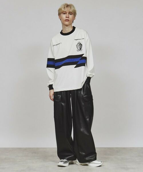 tk.TAKEO KIKUCHI / ティーケー タケオキクチ カットソー | ストライプスイッチゲームシャツ | 詳細10