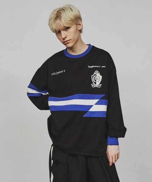 tk.TAKEO KIKUCHI / ティーケー タケオキクチ カットソー | ストライプスイッチゲームシャツ | 詳細13