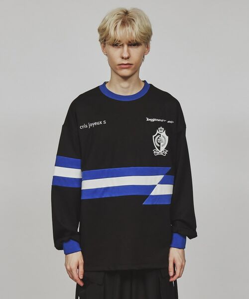 tk.TAKEO KIKUCHI / ティーケー タケオキクチ カットソー | ストライプスイッチゲームシャツ | 詳細2