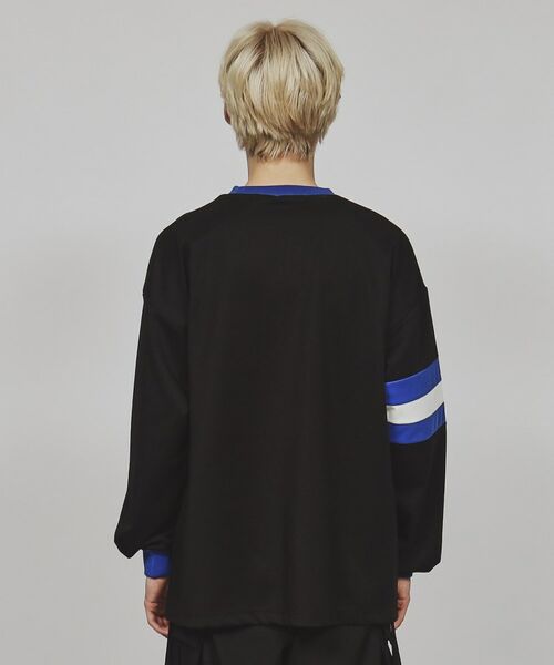 tk.TAKEO KIKUCHI / ティーケー タケオキクチ カットソー | ストライプスイッチゲームシャツ | 詳細4