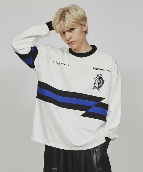 tk.TAKEO KIKUCHI / ティーケー タケオキクチ カットソー | ストライプスイッチゲームシャツ | 詳細9