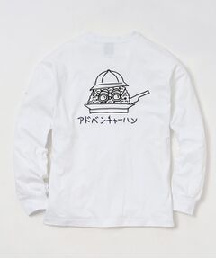 Ken Kagami×tk．TAKEO KIKUCHI アドベンチャー飯ロングリーブTシャツ