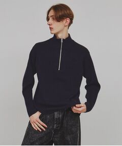 tk.TAKEO KIKUCHI / ティーケー タケオキクチ ニット・セーター | もちもちハーフジップニット