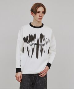 tk.TAKEO KIKUCHI / ティーケー タケオキクチ カットソー | スプレープリントカットソー