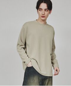 tk.TAKEO KIKUCHI / ティーケー タケオキクチ カットソー | ロゴ刺繍長袖Tシャツ