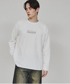 tk.TAKEO KIKUCHI / ティーケー タケオキクチ カットソー | ボックスロゴ刺繍Tシャツ