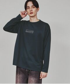 tk.TAKEO KIKUCHI / ティーケー タケオキクチ カットソー | ボックスロゴ刺繍Tシャツ