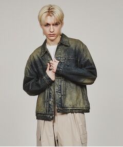 tk.TAKEO KIKUCHI / ティーケー タケオキクチ Gジャン・デニムジャケット | ウォッシュドカラーデニムブルゾン