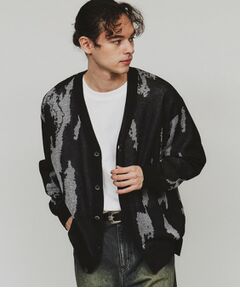 tk.TAKEO KIKUCHI / ティーケー タケオキクチ カーディガン・ボレロ | アブストラクトシアーカーディガン
