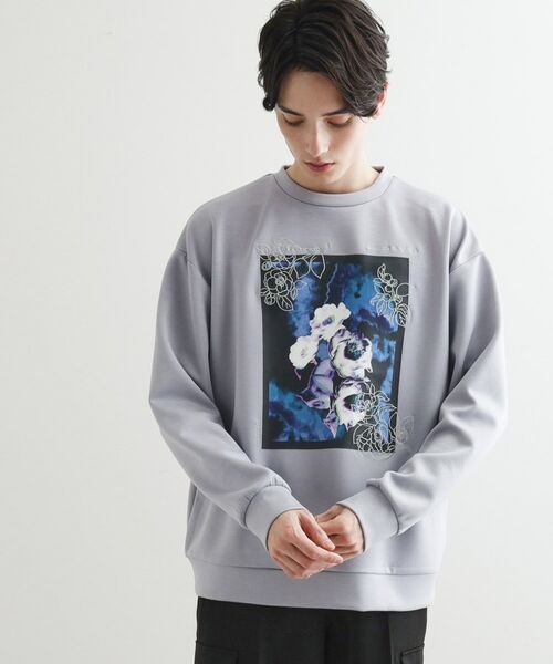 tk.TAKEO KIKUCHI / ティーケー タケオキクチ スウェット | リリーエンブロ＆プリントカットソー | 詳細10