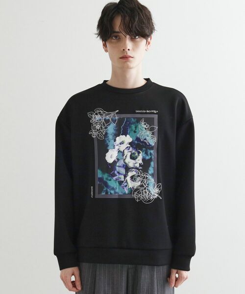 tk.TAKEO KIKUCHI / ティーケー タケオキクチ スウェット | リリーエンブロ＆プリントカットソー | 詳細14