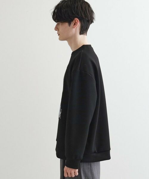 tk.TAKEO KIKUCHI / ティーケー タケオキクチ スウェット | リリーエンブロ＆プリントカットソー | 詳細15