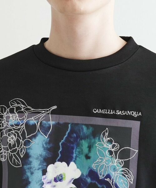 tk.TAKEO KIKUCHI / ティーケー タケオキクチ スウェット | リリーエンブロ＆プリントカットソー | 詳細17