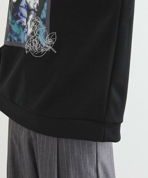 tk.TAKEO KIKUCHI / ティーケー タケオキクチ スウェット | リリーエンブロ＆プリントカットソー | 詳細19