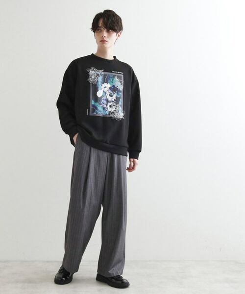 tk.TAKEO KIKUCHI / ティーケー タケオキクチ スウェット | リリーエンブロ＆プリントカットソー | 詳細7