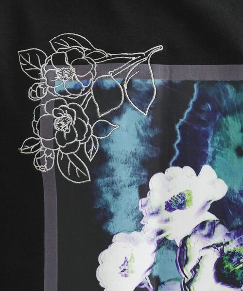 tk.TAKEO KIKUCHI / ティーケー タケオキクチ スウェット | リリーエンブロ＆プリントカットソー | 詳細9