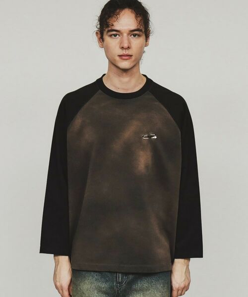 tk.TAKEO KIKUCHI / ティーケー タケオキクチ Tシャツ | ブリーチラグランスリーブTシャツ | 詳細10