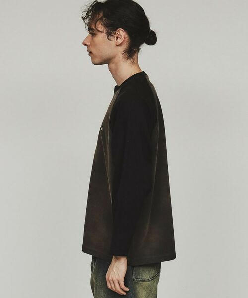 tk.TAKEO KIKUCHI / ティーケー タケオキクチ Tシャツ | ブリーチラグランスリーブTシャツ | 詳細11