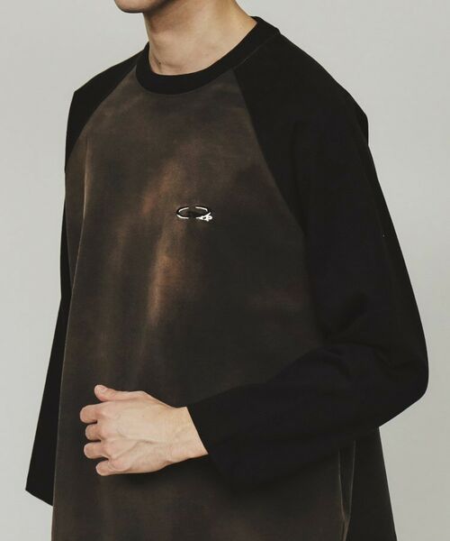 tk.TAKEO KIKUCHI / ティーケー タケオキクチ Tシャツ | ブリーチラグランスリーブTシャツ | 詳細14