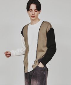 tk.TAKEO KIKUCHI / ティーケー タケオキクチ カットソー | ダイヤゴナルブランケットカットソー