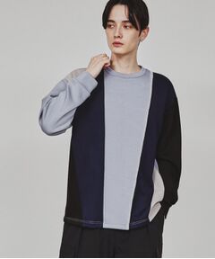 tk.TAKEO KIKUCHI / ティーケー タケオキクチ カットソー | ダイヤゴナルブランケットカットソー