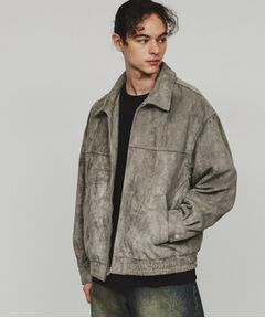 tk.TAKEO KIKUCHI / ティーケー タケオキクチ レザーブルゾン・ジャケット | ジップショートブルゾン