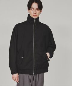 tk.TAKEO KIKUCHI / ティーケー タケオキクチ レザーブルゾン・ジャケット | 梳毛調TRスタンドブルゾン