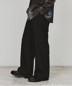 tk.TAKEO KIKUCHI / ティーケー タケオキクチ パンツ | ワイドテーパードタックパンツ