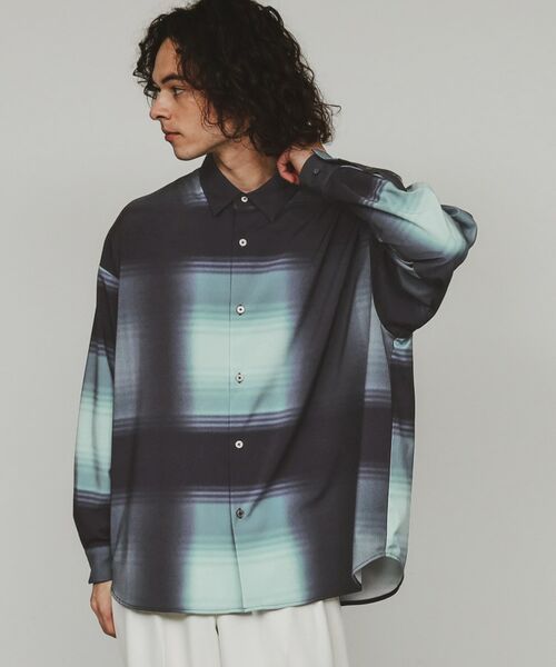 tk.TAKEO KIKUCHI / ティーケー タケオキクチ シャツ・ブラウス | グラデオンブレーチェックシャツ | 詳細10