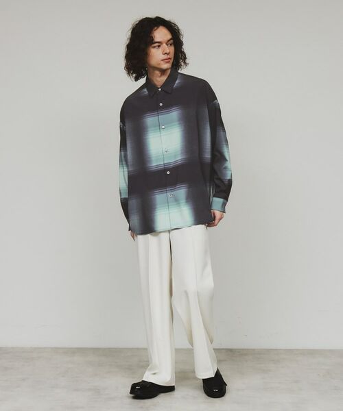 tk.TAKEO KIKUCHI / ティーケー タケオキクチ シャツ・ブラウス | グラデオンブレーチェックシャツ | 詳細11