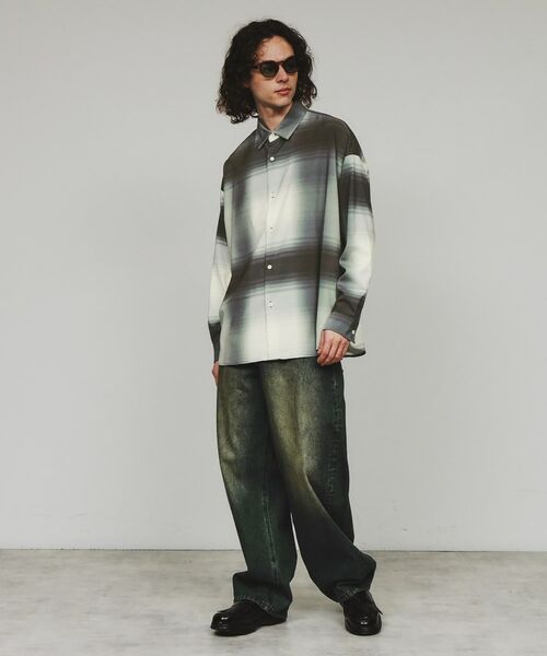 tk.TAKEO KIKUCHI / ティーケー タケオキクチ シャツ・ブラウス | グラデオンブレーチェックシャツ | 詳細3