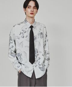 tk.TAKEO KIKUCHI / ティーケー タケオキクチ シャツ・ブラウス | 【ネクタイ付】フラワープリントシャツ