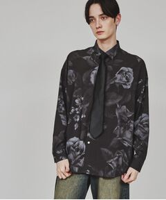 tk.TAKEO KIKUCHI / ティーケー タケオキクチ シャツ・ブラウス | 【ネクタイ付】フラワープリントシャツ