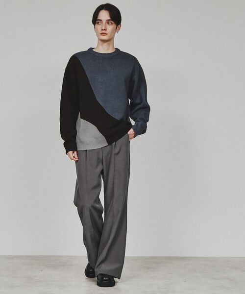 tk.TAKEO KIKUCHI / ティーケー タケオキクチ ニット・セーター | カーブスイッチニット | 詳細11