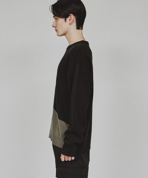 tk.TAKEO KIKUCHI / ティーケー タケオキクチ ニット・セーター | カーブスイッチニット | 詳細14