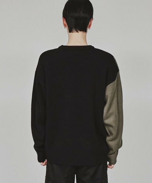 tk.TAKEO KIKUCHI / ティーケー タケオキクチ ニット・セーター | カーブスイッチニット | 詳細15