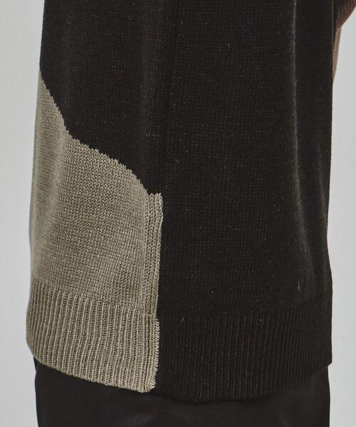 tk.TAKEO KIKUCHI / ティーケー タケオキクチ ニット・セーター | カーブスイッチニット | 詳細18