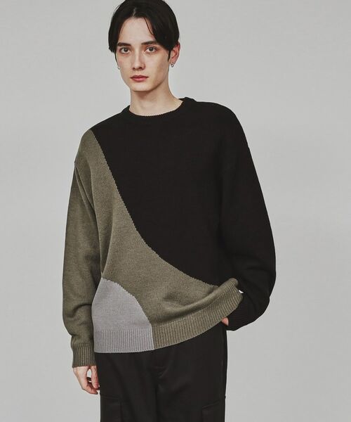 tk.TAKEO KIKUCHI / ティーケー タケオキクチ ニット・セーター | カーブスイッチニット | 詳細5