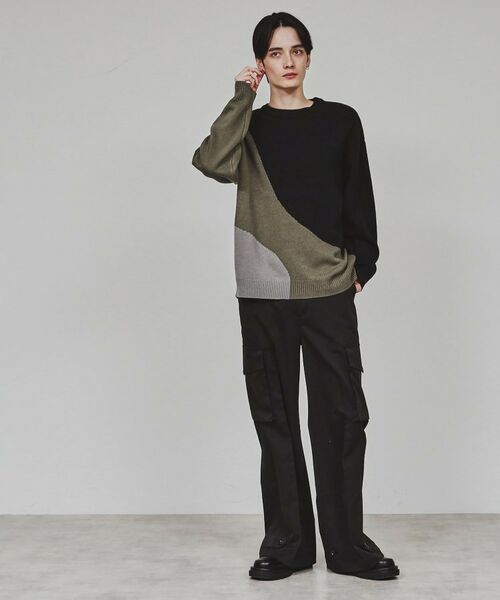 tk.TAKEO KIKUCHI / ティーケー タケオキクチ ニット・セーター | カーブスイッチニット | 詳細7