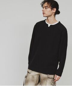 tk.TAKEO KIKUCHI / ティーケー タケオキクチ カットソー | ブークレフェイクレイヤードカットソー