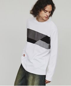 tk.TAKEO KIKUCHI / ティーケー タケオキクチ カットソー | パネル切替カットソー