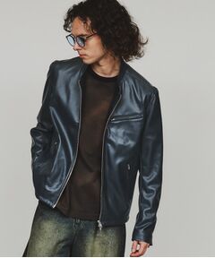 tk.TAKEO KIKUCHI / ティーケー タケオキクチ レザーブルゾン・ジャケット | シングルライダースジャケット